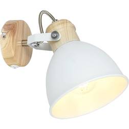 Globo Wiho spotlight hvid Vægarmatur