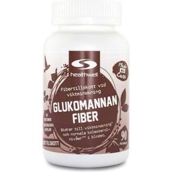 Healthwell Glucomannan Fiber, 90 kapsler