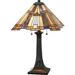 QUOIZEL Inglenook farverigt Bordlampe
