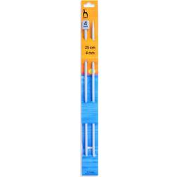 Pony 25cm Knitting Needles, Pack of 2, 4mm