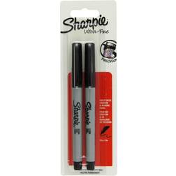 Sharpie Permanent Marker Ultra Fine Point, 0.5 mm (2-pack)