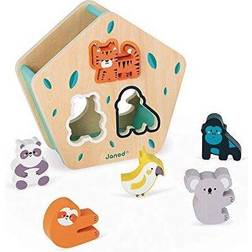 Janod Animal Shape Sorter, Sorters & Stackers