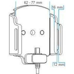 Brodit Aktiv holder til fast installation 527622