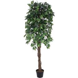 Europalms Ficus Tree Multi-Trunk, artificial 180cm TILBUD Künstliche Pflanzen