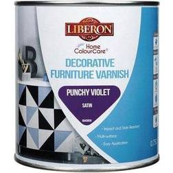 Liberon Decorative Varnish Paint - 750ml Punchy Violet