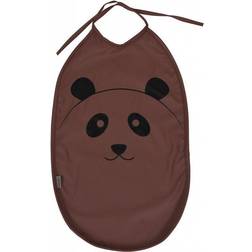 Mikk-Line PU Bibs Lang m. panda Bordeaux