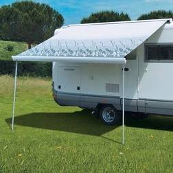 Reimo Fiamma Markise F65L (tagtelt) 4,5m. Case hvid, Royal Grey klud