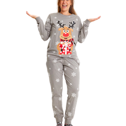 Jule Sweaters Rudolf's Cute Pajamas Unisex - Grey
