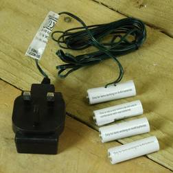 Premier 4 x 6V AA Money Saving Battery Replacement Plug In Adapter