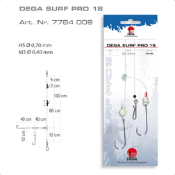 Jenzi Surfcasting-Rig DEGA-SURF Pro 18 Forfang