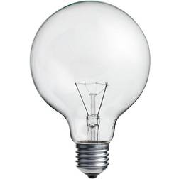 Glödlampa Glob 95mm 25W E27 Klar