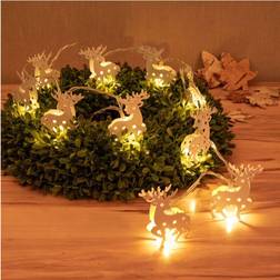 Goobay Reindeer Lyskæde 10 Pærer