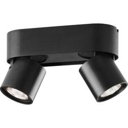 LIGHT-POINT Aura C2 Carbon Black Loftplafond 16cm