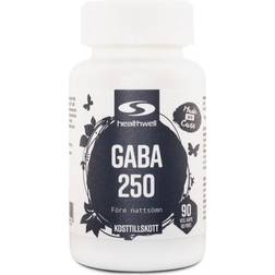 Healthwell GABA 250, 90 kapsler