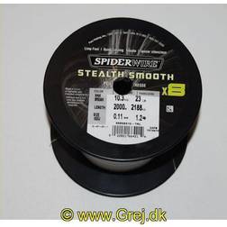 Spiderwire Stealth Smooth X8 Invisi Braid 0.11mm 10,3 kg pr. meter