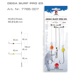 Jenzi Surfcasting-Rig DEGA-SURF Pro 25 Forfang