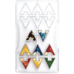 Decora Interlocking Triangle Trianglar Pralinform 6st Chokladform