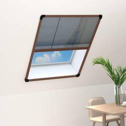 vidaXL Plisseret Insektnet Til Vinduer Aluminium 80x100 cm