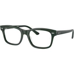 Ray-Ban Ban Unisex RX5383 MR Burbank 8226 Optiske Stel Acetat Grøn Transparent Firkantet