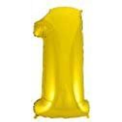 GoDan foil balloon number 1 gold, 85cm