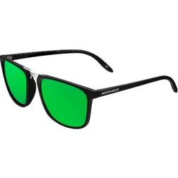 Northweek Matte Black Polarized - Green