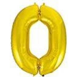 GoDan Foil balloon digit 0 gold, 85cm