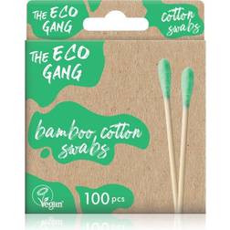 The Eco Gang Bamboo Cotton Swabs cotton buds colour White