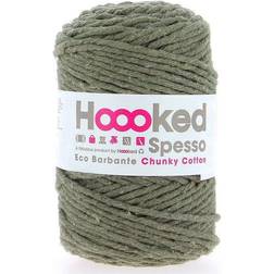 Hoooked Garn Chunky Cotton 500g m grön