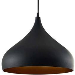 Lindby Ritana Black/Gold Lampada a Sospensione 31cm