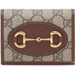 Gucci 1955 Horsebit Gg-canvas And Leather Wallet - - Beige Multi beige