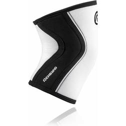 Rehband RX Knee Sleeve, 7mm, White/Black