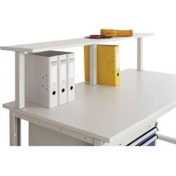 Manuflex ZB8351 Console de rangement avec support de console, L x P x H 750 x 300 x 369 mm, pour largeur de table 750 mm