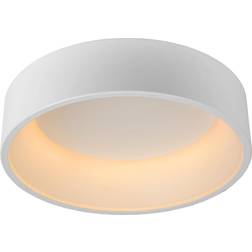 Lucide Talowe White Ceiling Flush Light 45cm