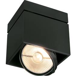 SLV Kardamod Surface Black Ceiling Flush Light 15.5cm