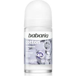 Babaria Deodorant Cotton Antiperspirant Roll-On with Nourishing Effect