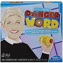 Hasbro Gaming Ellen's Games Danger Word Game; Ellen Degeneres Game for 4 Players Ages 10 & Up