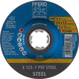 Pferd Slibeskive PSF Steel/X-lock; 125 mm