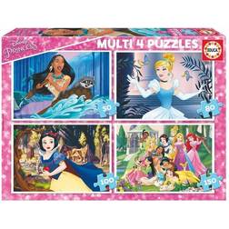 Educa Borras Disney Princess Multi Puzzle Of 50 80 100 150 Pieces 34 x 24 CM