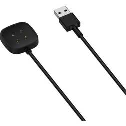 MTK För Fitbit Versa 4 USB Laddningskabel docka 1m