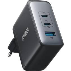 Anker 100w 3-port Usb C Wall Charger Eu Charger With No Battery (a2145g11)