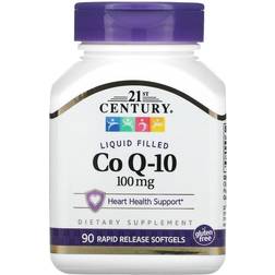 21st Century Liquid Filled CoQ-10, 100 mg, 90 Rapid Release