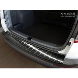 2/45195 svart rostfritt stål bakstötskydd Skoda Karoq 2017–