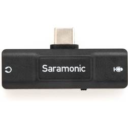 Saramonic SR-EA2U USB-C Audio Interface w/3.5mm Mic Input for TRS or TRRS Mics