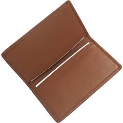 Royce Slim Business Card Case Tan