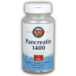 Kal Pancreatin 1400 100 Tabs