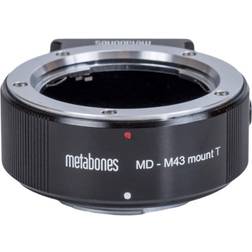 Minolta MD to Micro Four Thirds Camera T Black Lens Mount Adapter