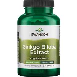 Swanson Ginkgo Biloba Extract 24%, 60mg