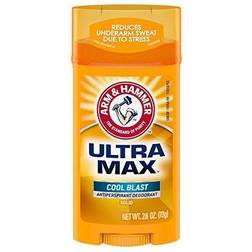 Arm & Hammer Ultra Max Invisible Solid Antiperspirant Deodorant, Cool Blast, 2.6 Oz