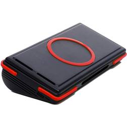 Ampere Full Circle Wireless Input and Output Power Bank, 13400mAh, Red