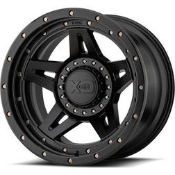 Wheels XD138 Brute, 20x9 with 5x127 5x139.7 Bolt Pattern - Satin Black